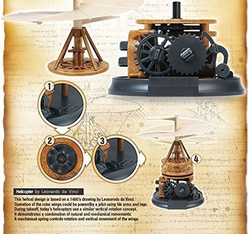 Academy Da Vinci Machines Series Helicopter - #18159 by Academy Models - Image 3